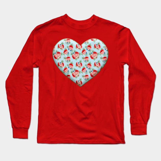 stitched heart Long Sleeve T-Shirt by talisma